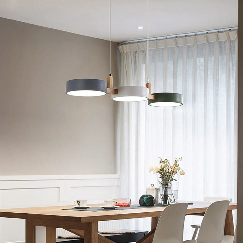 Contemporary Cylinder Pendant Light | Nordic Multi-Light Fixture