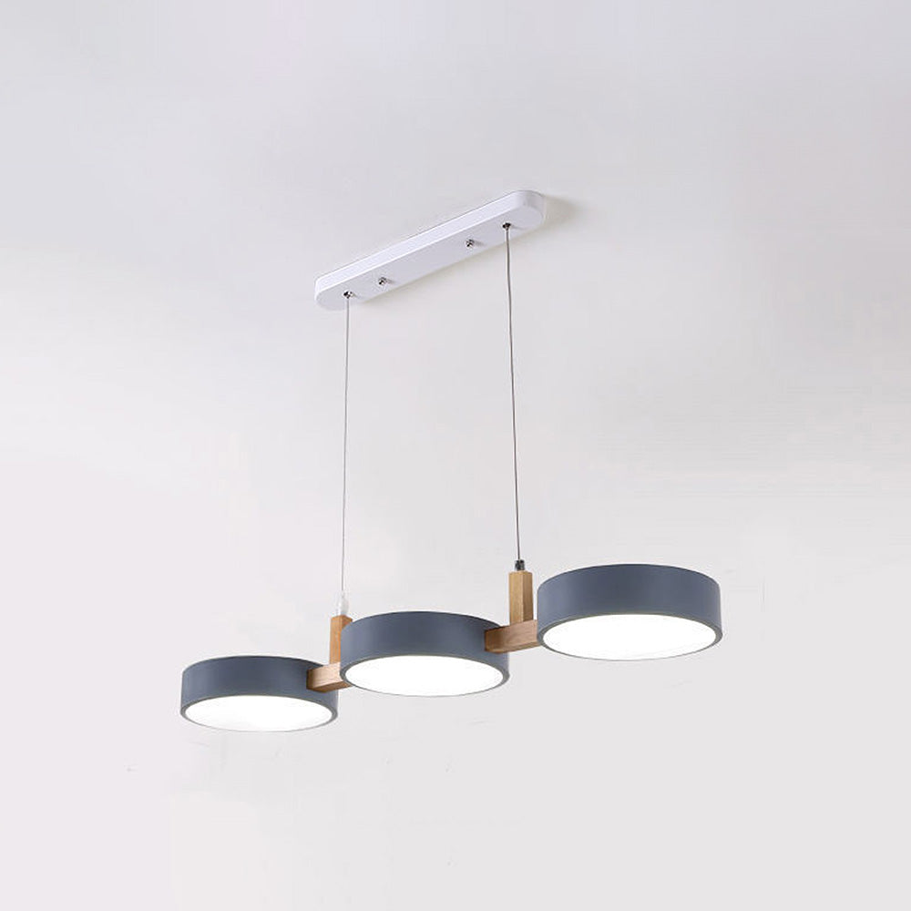 Contemporary Cylinder Pendant Light | Nordic Multi-Light Fixture