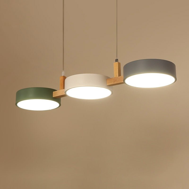 Contemporary Cylinder Pendant Light | Nordic Multi-Light Fixture