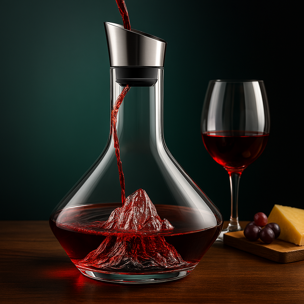 Crystal Wine Decanter | Elegant Aeration for Red & White Wine