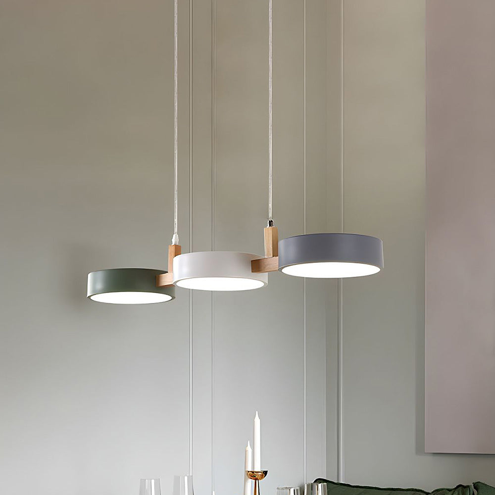 Contemporary Cylinder Pendant Light | Nordic Multi-Light Fixture