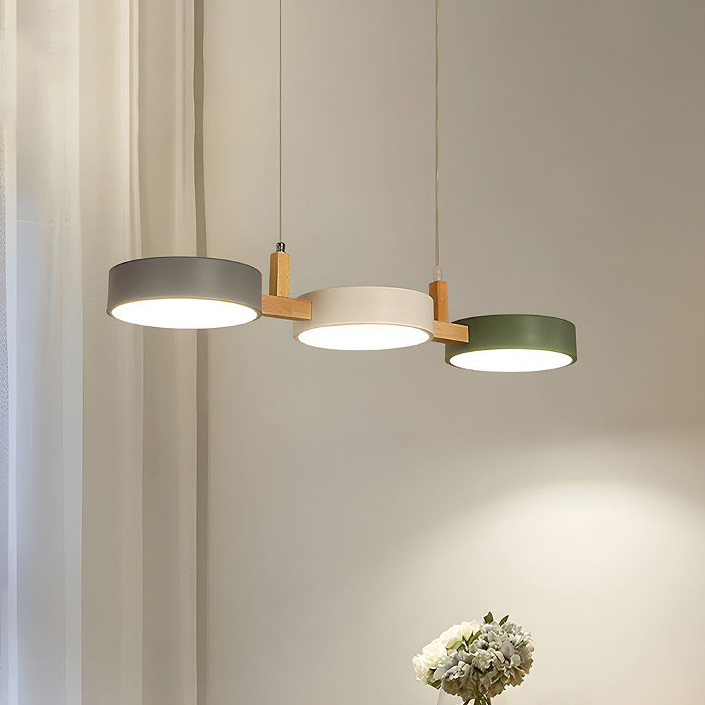 Contemporary Cylinder Pendant Light | Nordic Multi-Light Fixture
