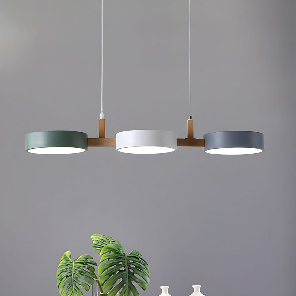 Contemporary Cylinder Pendant Light | Nordic Multi-Light Fixture