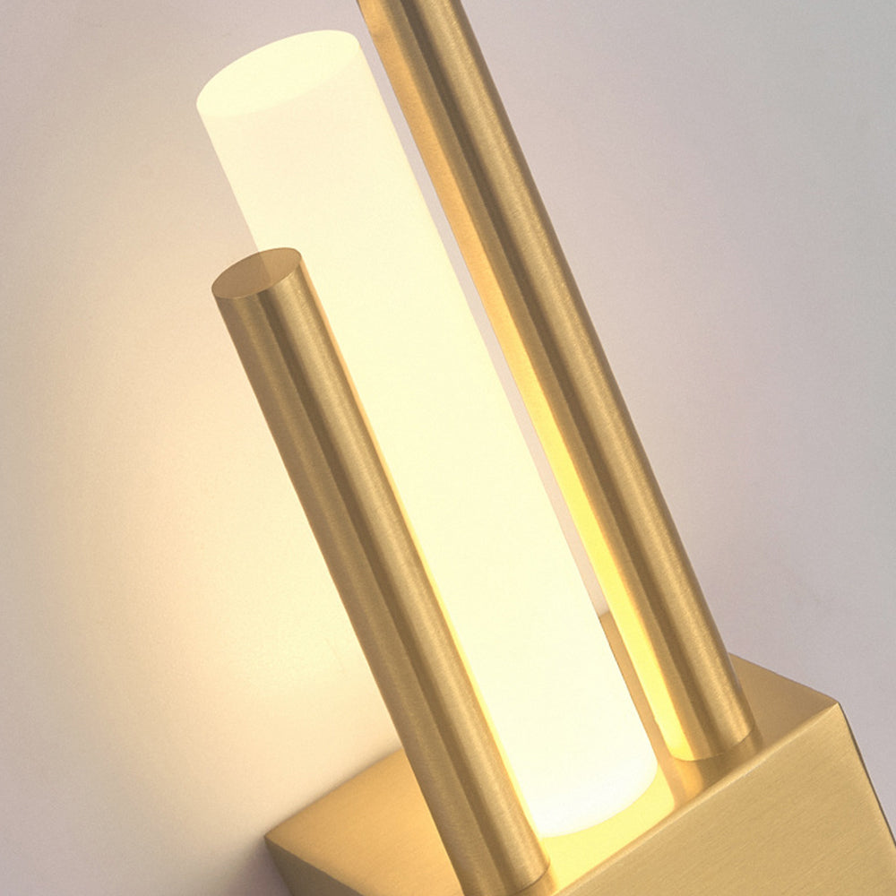 Modern Black and Gold Wall Sconce | LED Indoor Lighting Fixture