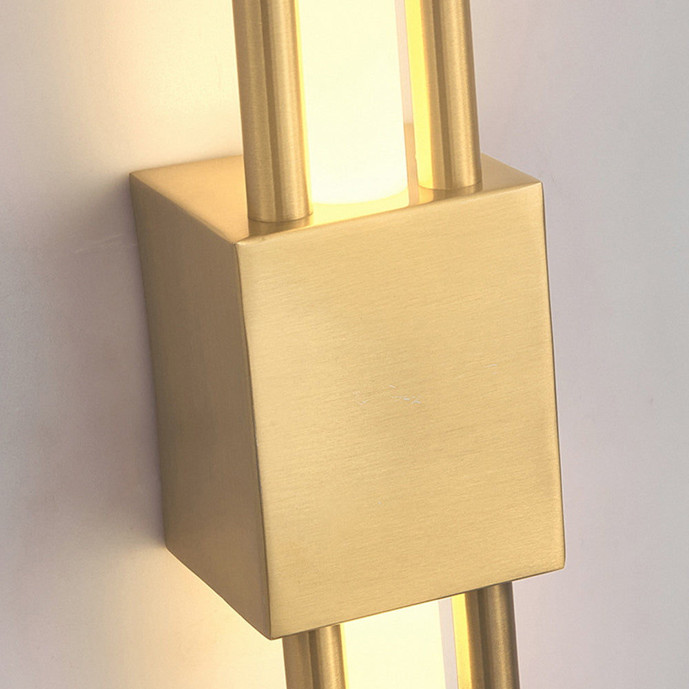 Modern Black and Gold Wall Sconce | LED Indoor Lighting Fixture