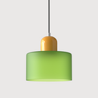 Bauhaus Pendant Light | Modern Geometric Colorful Glass Lamp