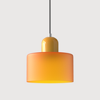 Bauhaus Pendant Light | Modern Geometric Colorful Glass Lamp