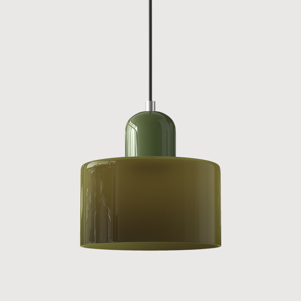 Bauhaus Pendant Light | Modern Geometric Colorful Glass Lamp