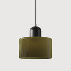 Bauhaus Pendant Light | Modern Geometric Colorful Glass Lamp
