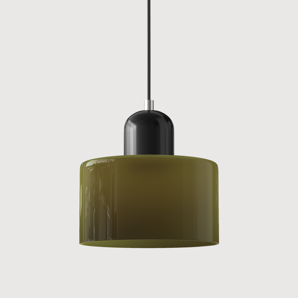 Bauhaus Pendant Light | Modern Geometric Colorful Glass Lamp