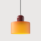 Bauhaus Pendant Light | Modern Geometric Colorful Glass Lamp