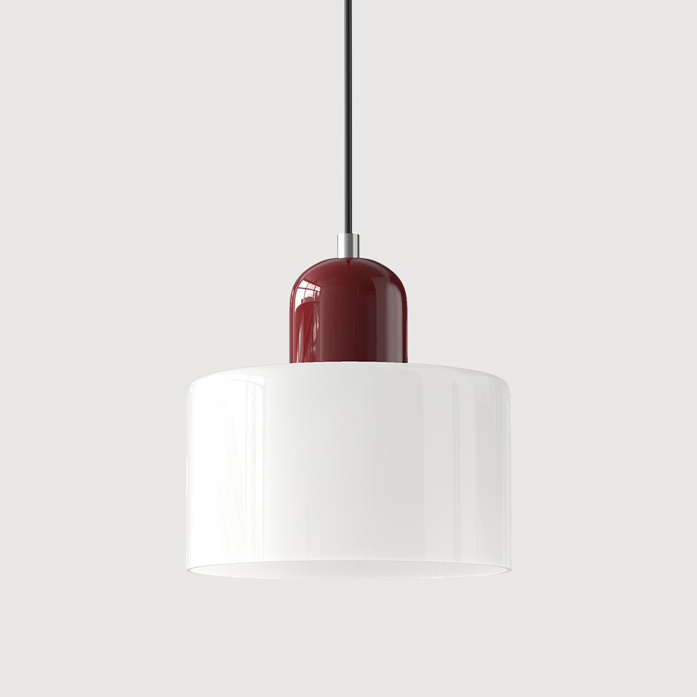 Bauhaus Pendant Light | Modern Geometric Colorful Glass Lamp