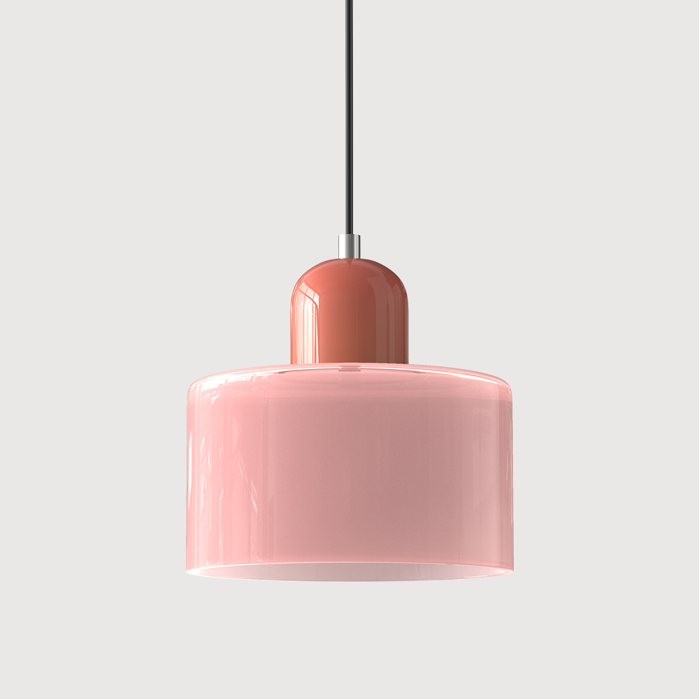 Bauhaus Pendant Light | Modern Geometric Colorful Glass Lamp