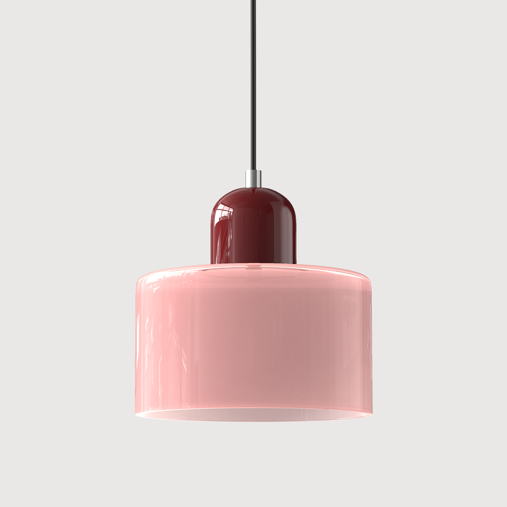 Bauhaus Pendant Light | Modern Geometric Colorful Glass Lamp