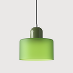 Bauhaus Pendant Light | Modern Geometric Colorful Glass Lamp