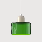 Bauhaus Pendant Light | Modern Geometric Colorful Glass Lamp