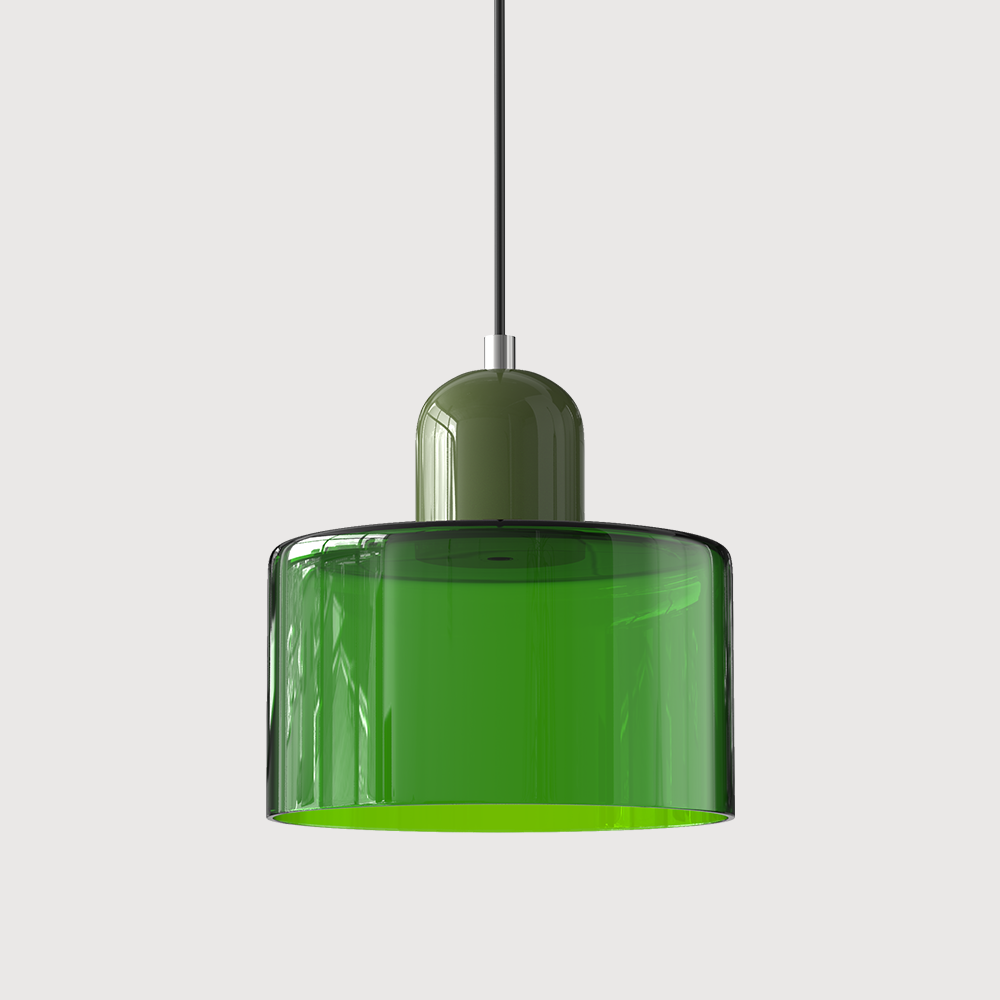 Bauhaus Pendant Light | Modern Geometric Colorful Glass Lamp
