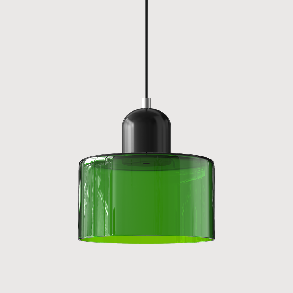 Bauhaus Pendant Light | Modern Geometric Colorful Glass Lamp