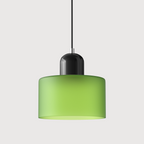 Bauhaus Pendant Light | Modern Geometric Colorful Glass Lamp