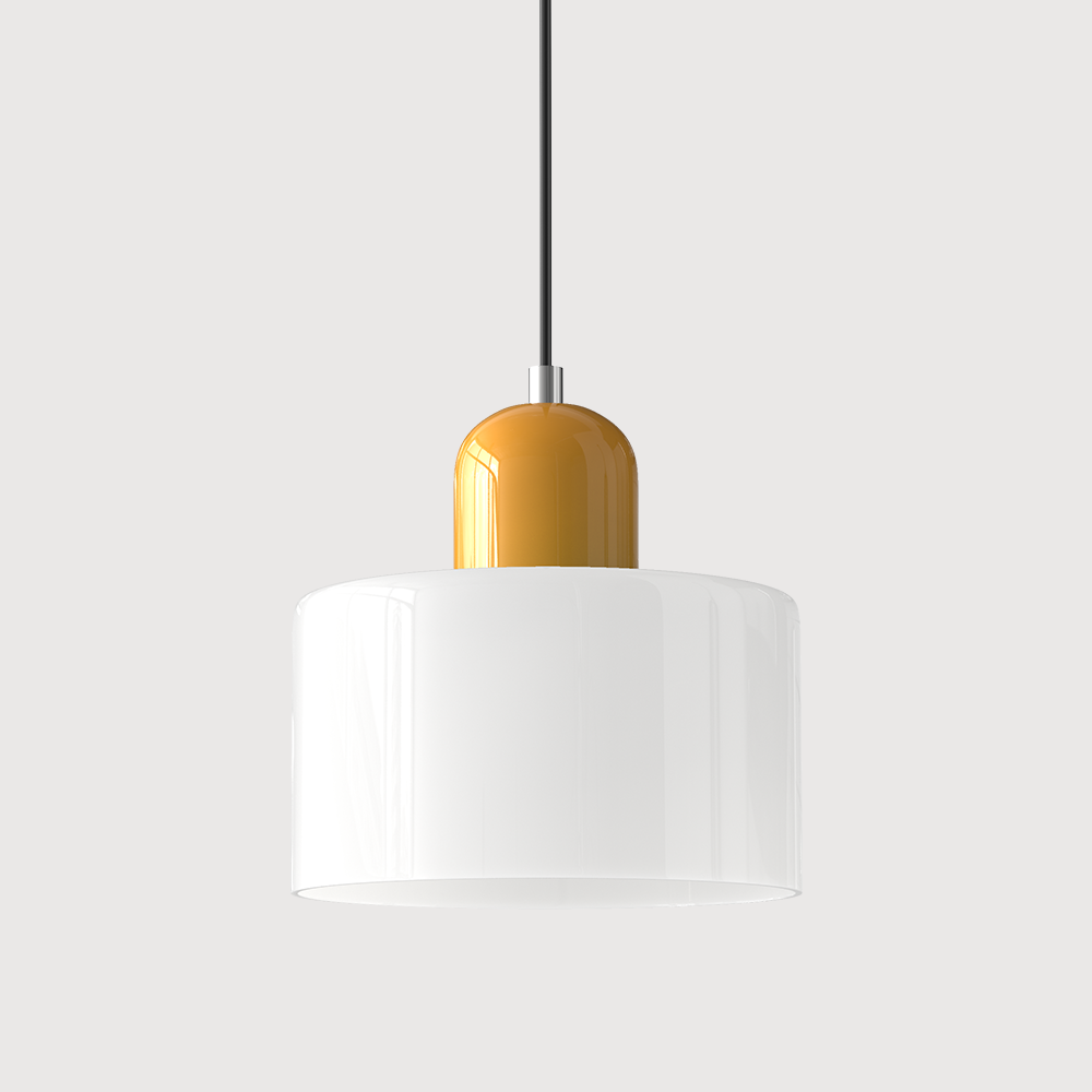 Bauhaus Pendant Light | Modern Geometric Colorful Glass Lamp