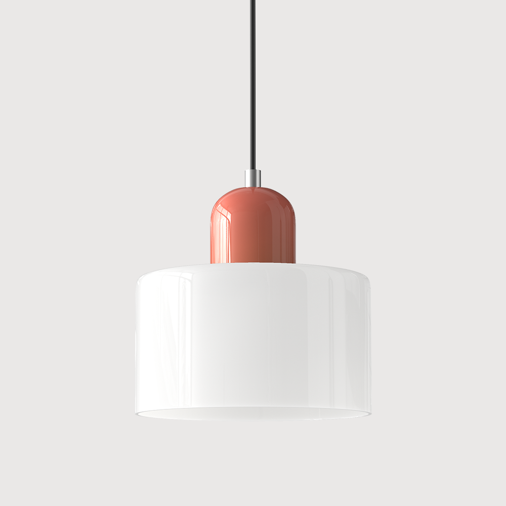 Bauhaus Pendant Light | Modern Geometric Colorful Glass Lamp