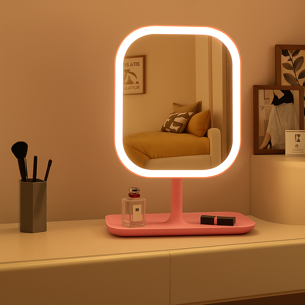 LED Makeup Mirror | Adjustable Light Vanity Mirror for Flawless Beauty