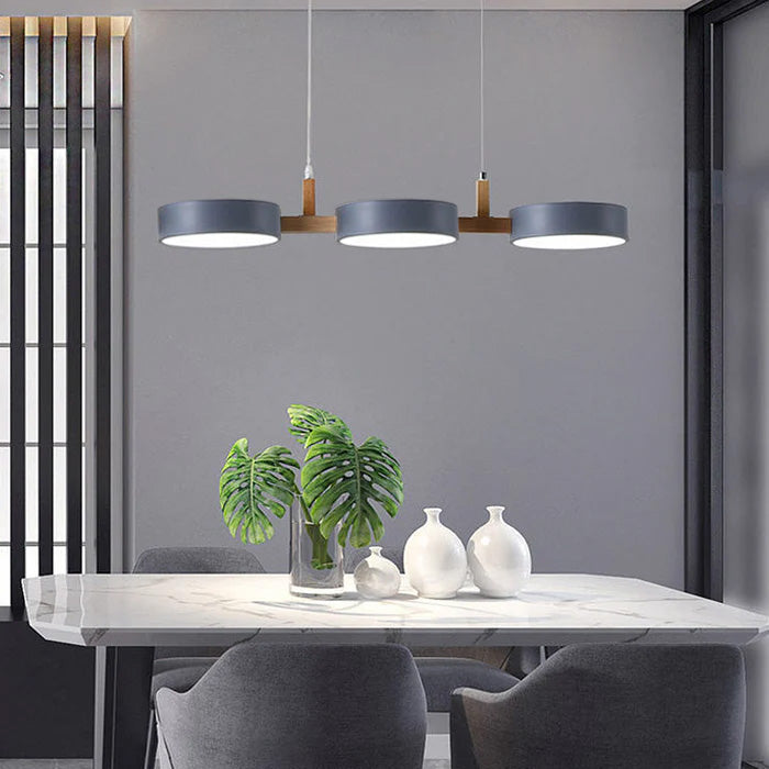 Contemporary Cylinder Pendant Light | Nordic Multi-Light Fixture