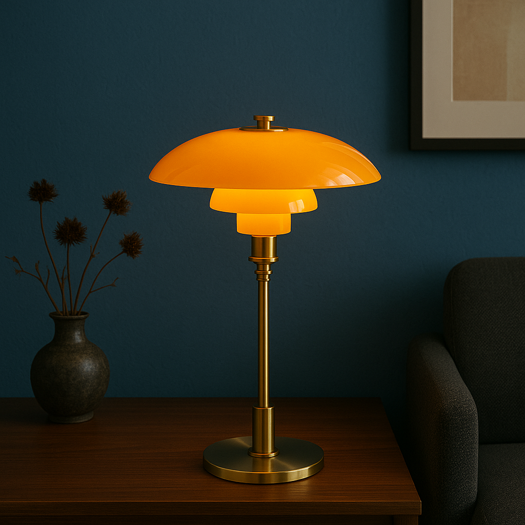 Danish Designer Table Lamp | Scandinavian Minimalist LED Light
