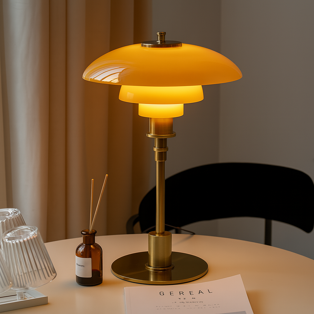 Danish Designer Table Lamp | Scandinavian Minimalist LED Light
