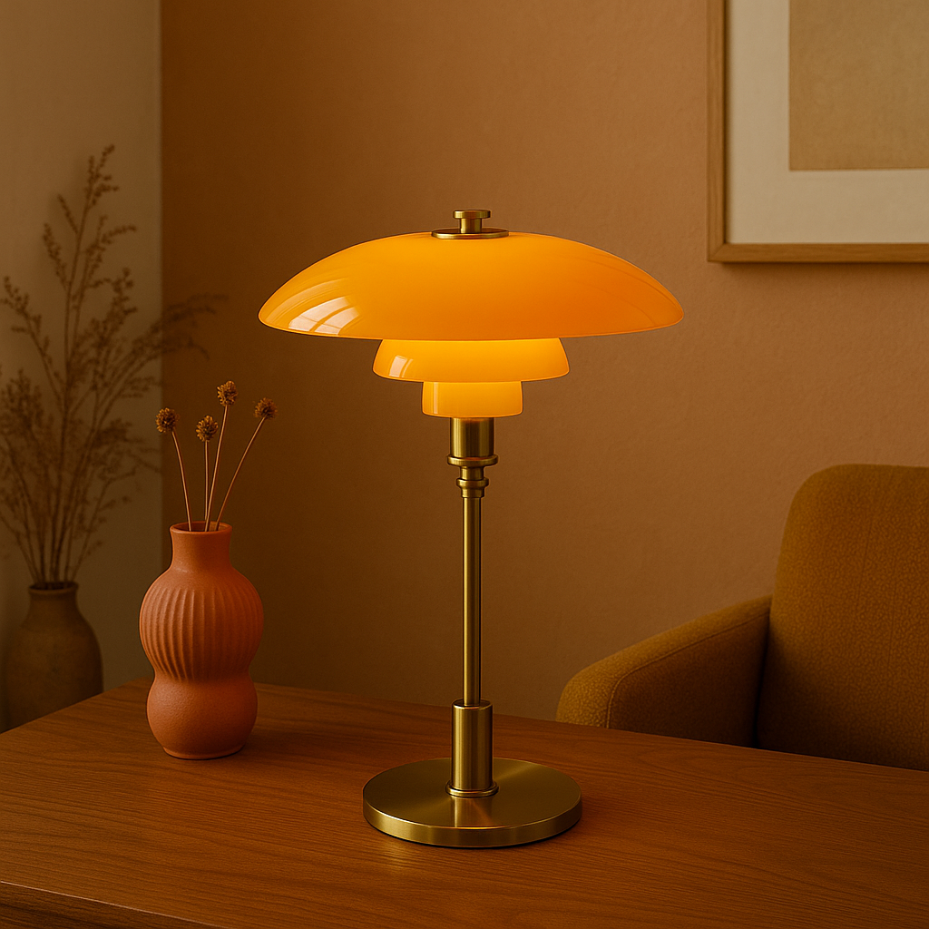 Danish Designer Table Lamp | Scandinavian Minimalist LED Light