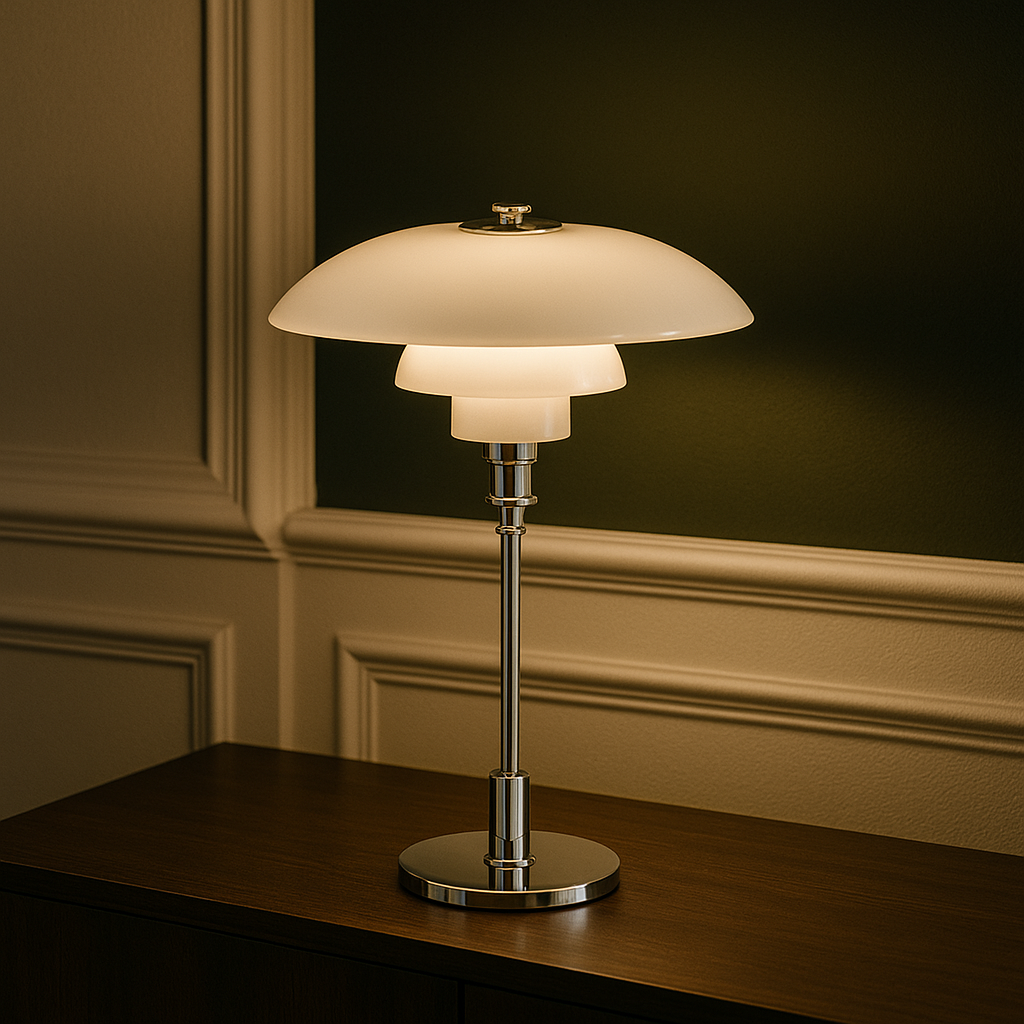 Danish Designer Table Lamp | Scandinavian Minimalist LED Light