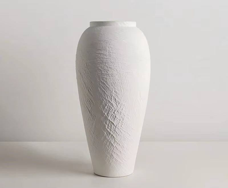 Round Ceramic Centerpiece Vase | Handmade Eco-Friendly Tabletop Decor