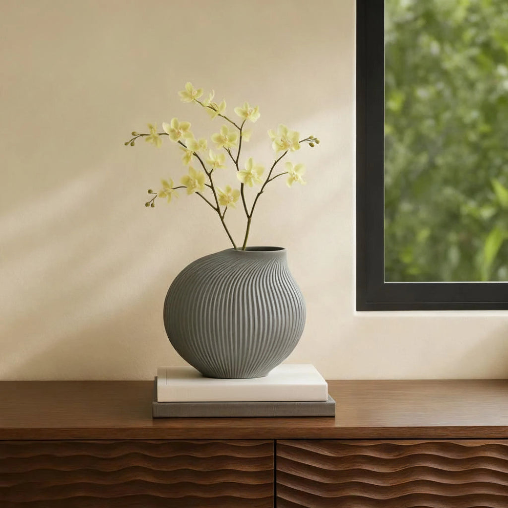 Nordic Ceramic Color Vase | Matte Tabletop Porcelain Home Decor