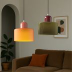 Bauhaus Pendant Light | Modern Geometric Colorful Glass Lamp