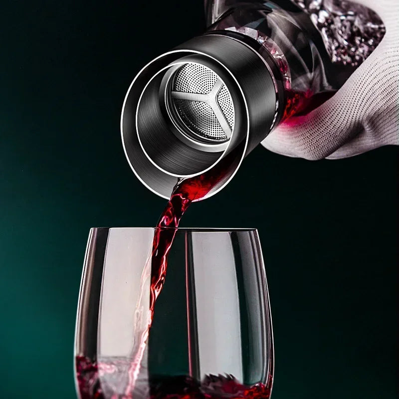 Crystal Wine Decanter | Elegant Aeration for Red & White Wine