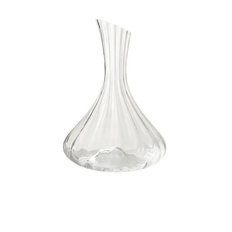 Iceberg Glass Wine Decanter | Sculptural Whisky Pourer Carafe