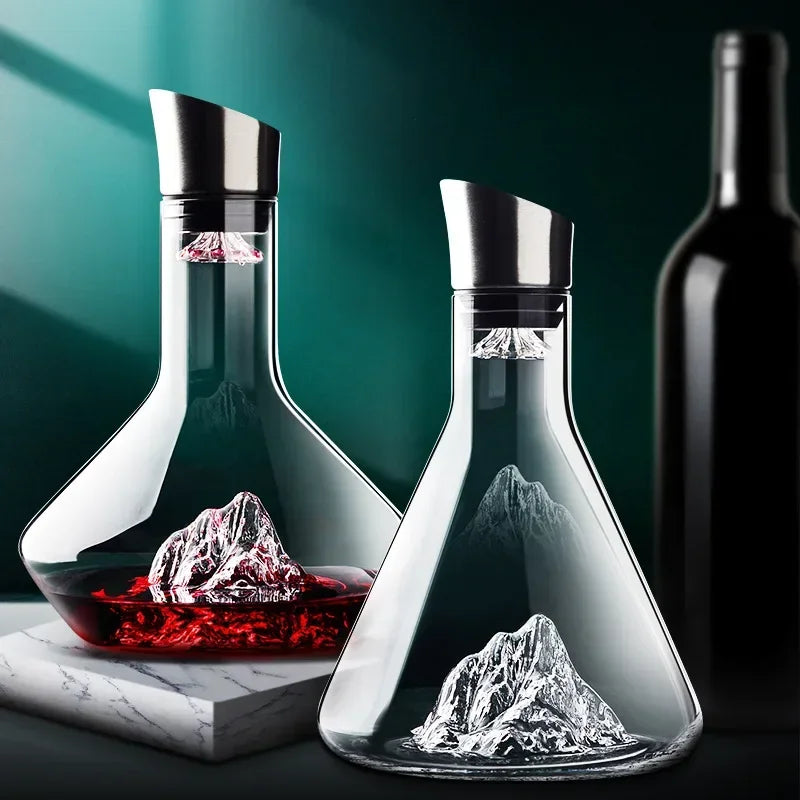 Crystal Wine Decanter | Elegant Aeration for Red & White Wine