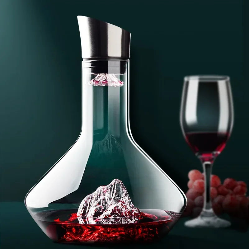 Crystal Wine Decanter | Elegant Aeration for Red & White Wine