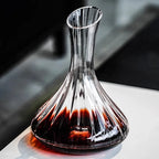 Iceberg Glass Wine Decanter | Sculptural Whisky Pourer Carafe