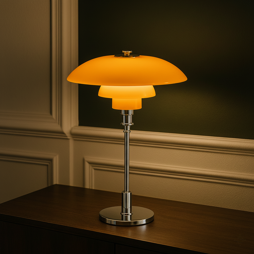 Danish Designer Table Lamp | Scandinavian Minimalist LED Light